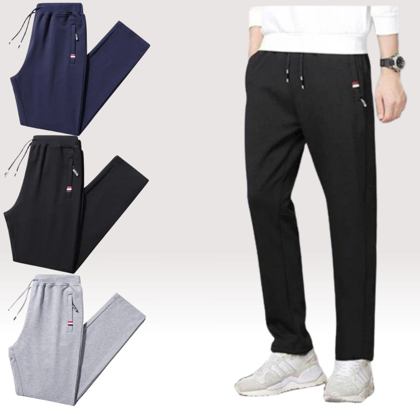 Zipper Trouser With Zip Pocket