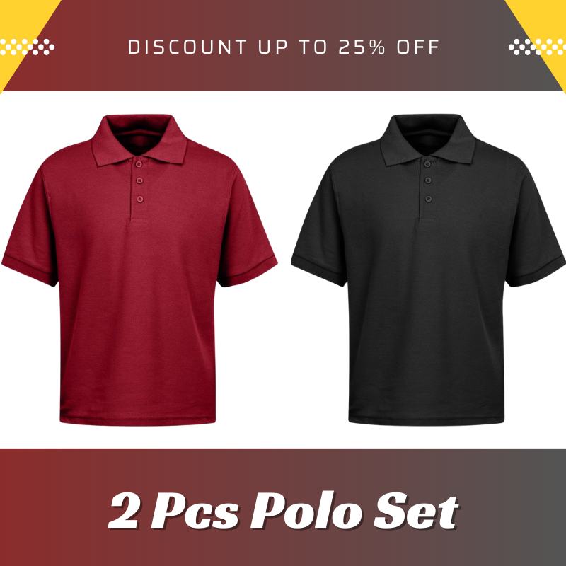 Bundle Of 2 Polo T-shirt