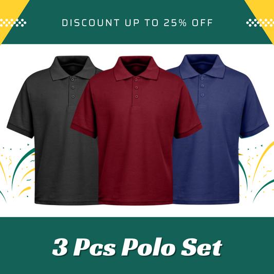 3 Pcs Polo T-Shirt